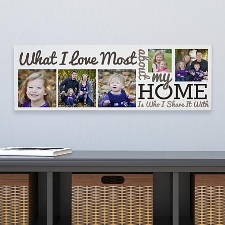 Heart of the Home Photo Canvas