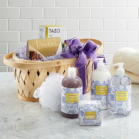 Luxurious Lavender Retreat Spa Basket