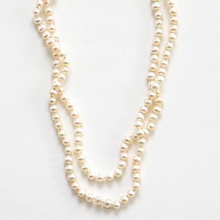 Mabel Chong Classic Long Strand Pearl Necklace