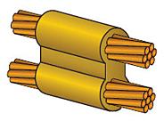 Concentric strand copper cable