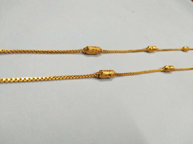 Mens Gold Coated Dot Chains