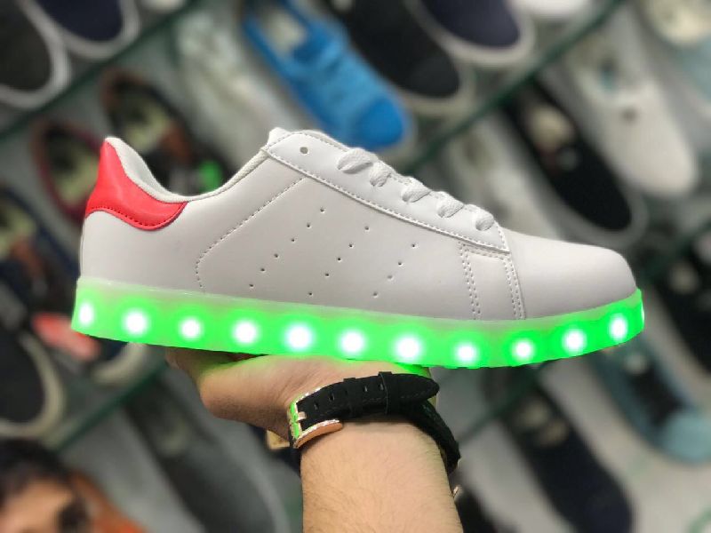 Mens Green LED Light Shoes