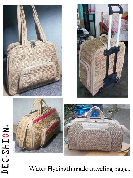 Natural water hyacinth bags, for Daily use, Style : Hand Made