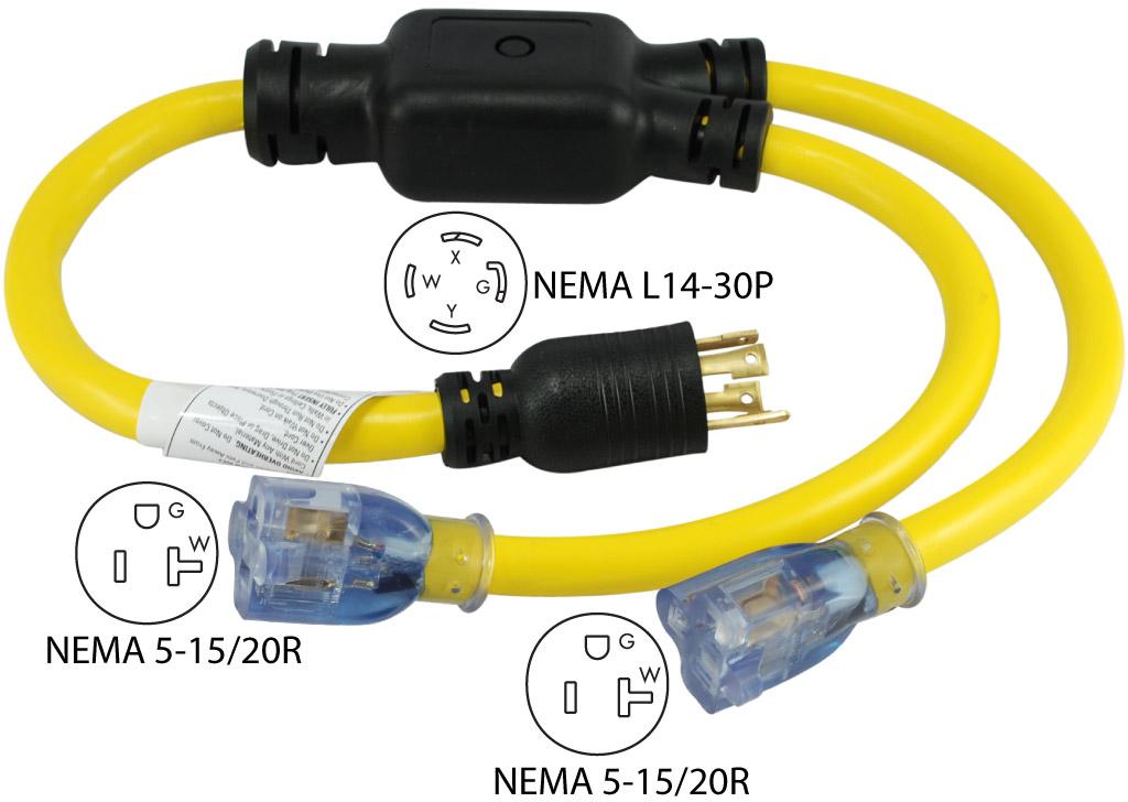 Generator Power Cord Adapter