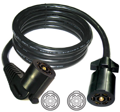 Straight Cable Trailer Cordset