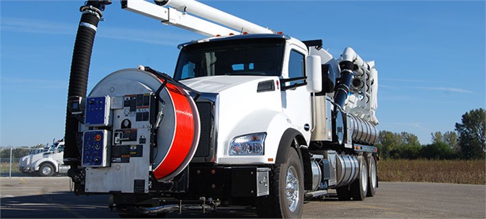 The Vactor 2100 Plus Water Recycling System