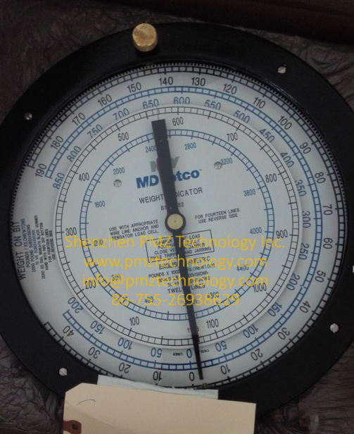 MD Totco pump pressure circular recorder indicator