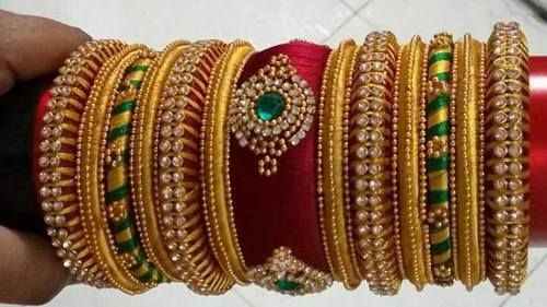 Thread bangles hot sale set price