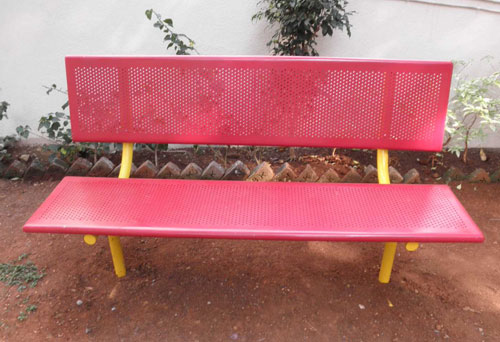 G. I. with Powder Coating Plain Bench