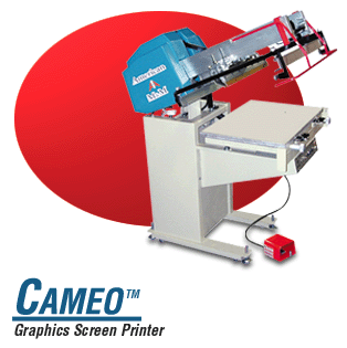 American M&M Cameo screen printing Machine
