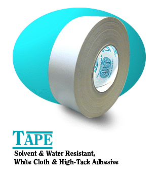 Solvent Resistant White Tape