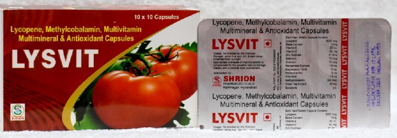 Lycopene, methylcobalamin