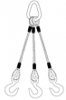 three legs ropes sling