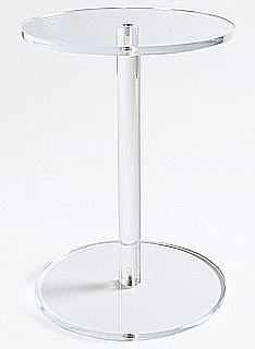 Clear Acrylic Barbell Pedestal Risers