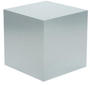 White Acrylic 5 Sided Cubes
