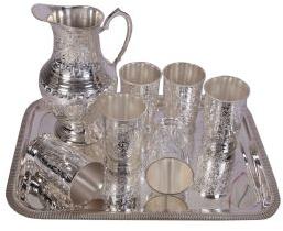 Silver Jug With Glasses