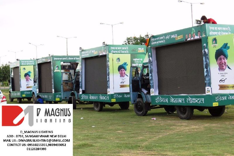 Led advertising van on hire