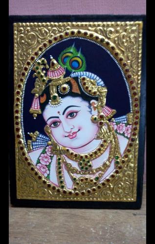 Krishna Face Tanjore Paintings