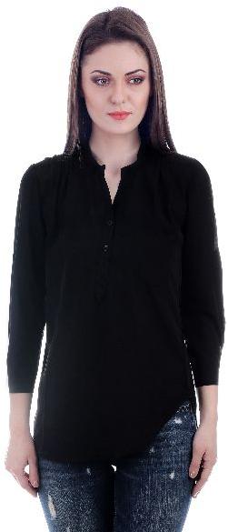 Black coloured tunic, Color : Multi