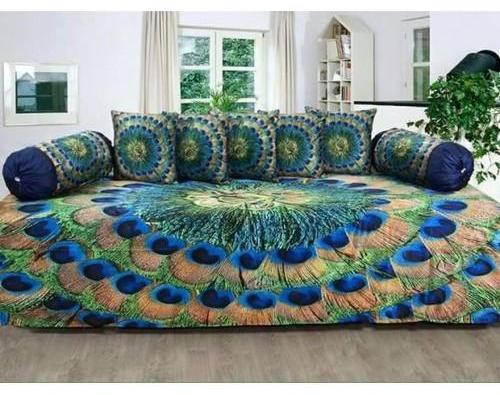 Diwan Bed Sheet Set, Size : 48x80 inch