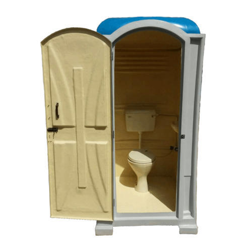 Single Cabinet White FRP Toilet