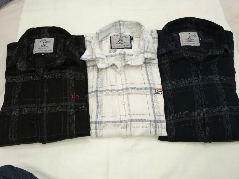 Louis Carlo Cotton Shirts, Gender : Male