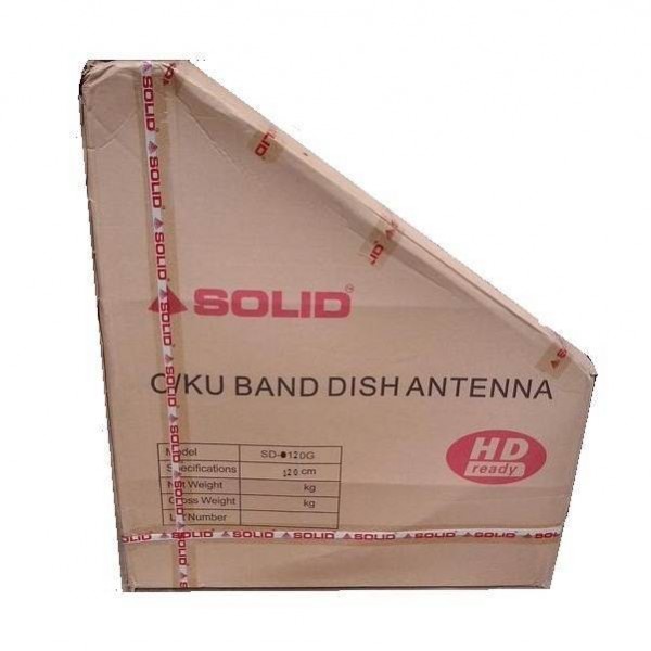 4ft SOLID C/ku Prime Focus Satellite C-Band Reception 120cm Dish Antenna