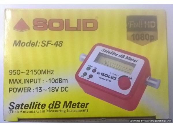 SOLID SF-48 Satellite dB Meter