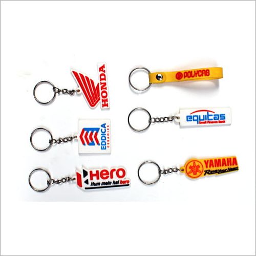 Promotional silicon Rubber Keychains, for Corporate Gifting, Gift Item, Packaging Type : Polybag