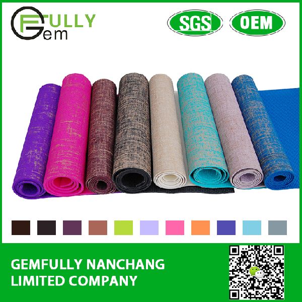jute yoga mat by Gemfully Nanchang limited co. ltd, jute yoga mat from