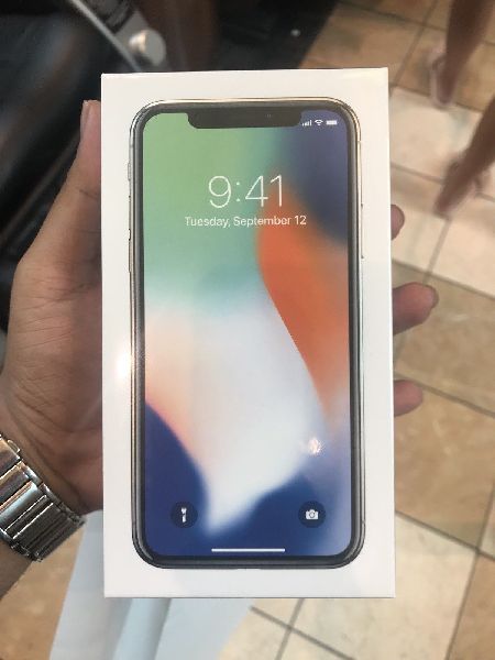 The Apple iPhone X - 256GB - Silver Factory (Unlocked) Smartphone Sealed in Box