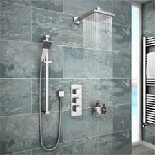 Cera Polished Stainless Steel Bathroom Showers