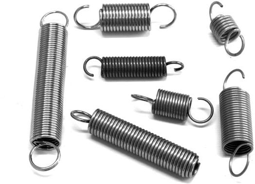 Metal Polished Extension Springs, Style : Coil