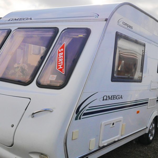 Compass Omega 5 Berth Motor Mover Fitted Caravan