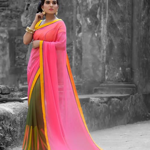 Festive Georgette Saree