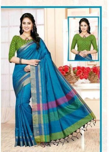 Plain Chettinad Saree