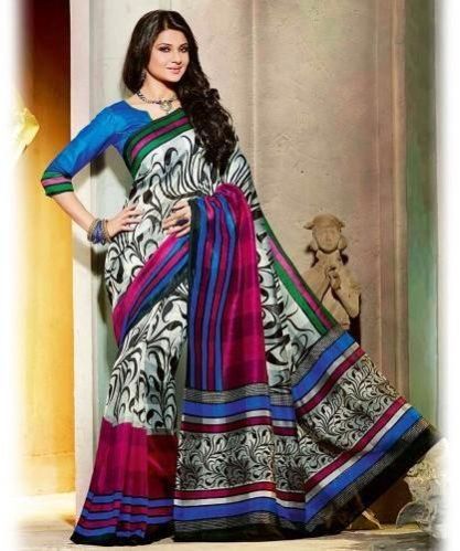 Printed Silk Saree