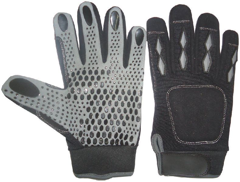 Impact Protective Mechanic Gloves For Oil and Gas Industries, Non-Slip Gloves / Safety Gloves