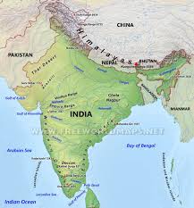 India Physical Map