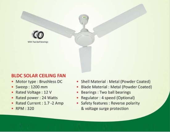 Solar Dc Ceiling Fans Manufacturer In Delhi India By
