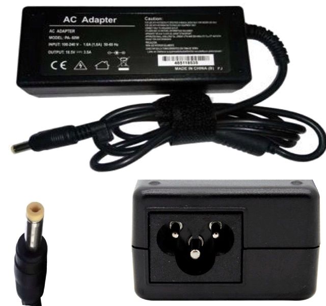 HP 65W 18.5V 3.5A 4.8 X .1 7MM Laptop Adapter Battery Charger