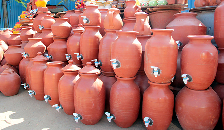 Clay Water Pot With Tap Manufacturer in Coimbatore Tamil Nadu ...