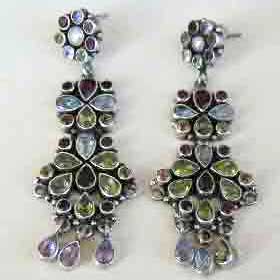 Polished Silver Earings -04, Occasion : Festival Wear