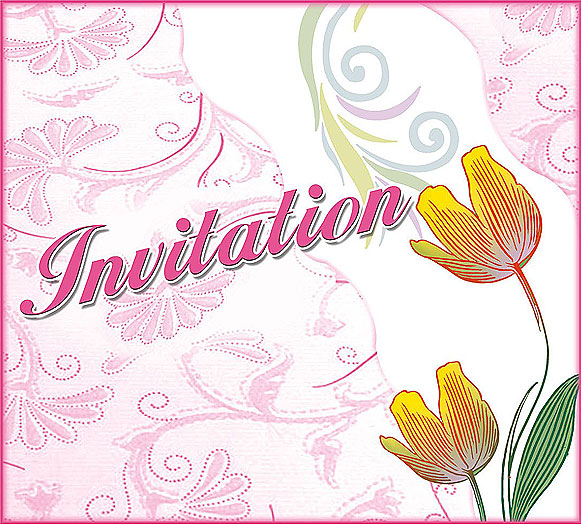 Royal Rose Invitation Card