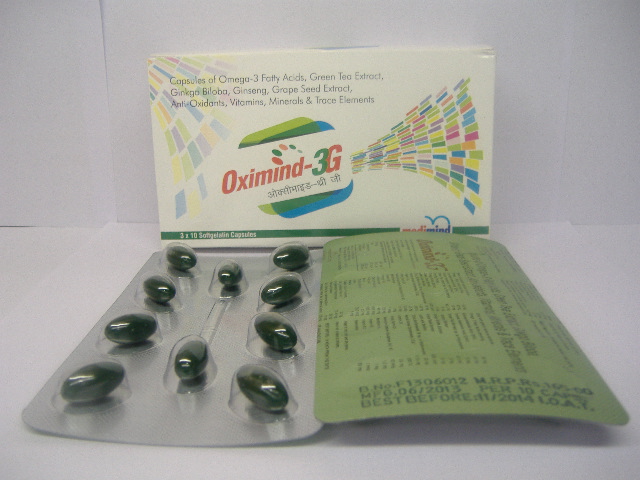 Oximind 3g Eicosapentaenoic Acid (EPA) CAPSULES