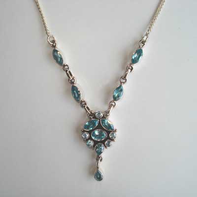 Polished Silver Necklace, Occasion : Part Wear