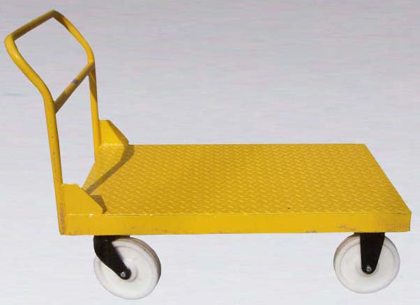 Polished Aluminium Material Handling Trolley, for Airport, Factory, Warehouse, Feature : Adjustable