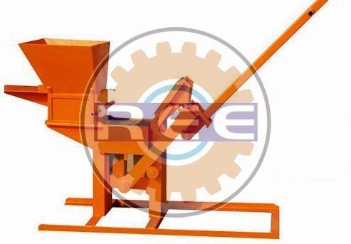 Manual Interlocking Brick Making Machine