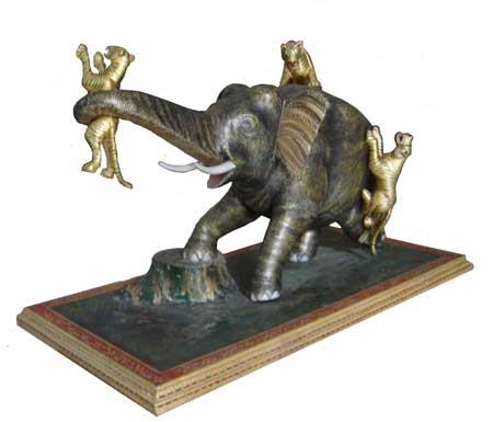 Item Code : WES 003 Wooden Elephant Statue