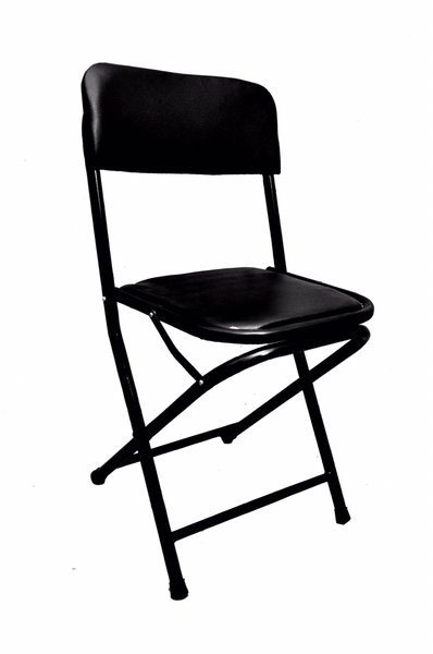 Iron Black Folding Chair